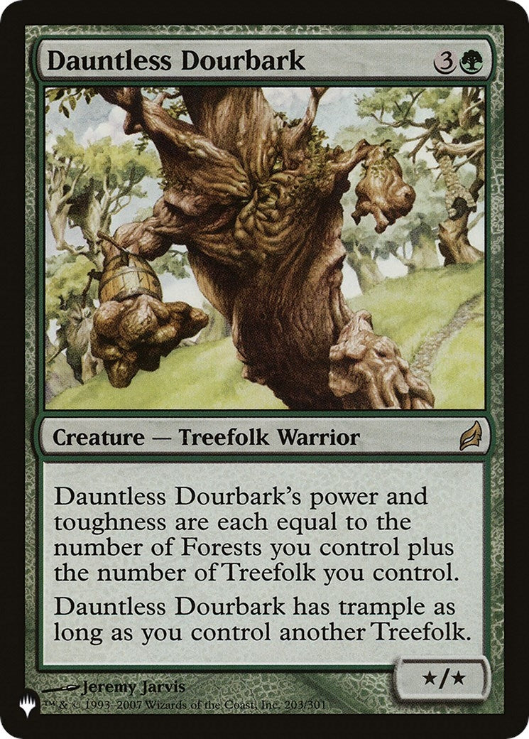 Image for Dauntless Dourbark (203/301) [The List Reprints] - Magic: The Gathering