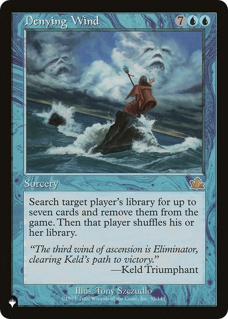 Image for Denying Wind (32/143) [The List Reprints] - Magic: The Gathering