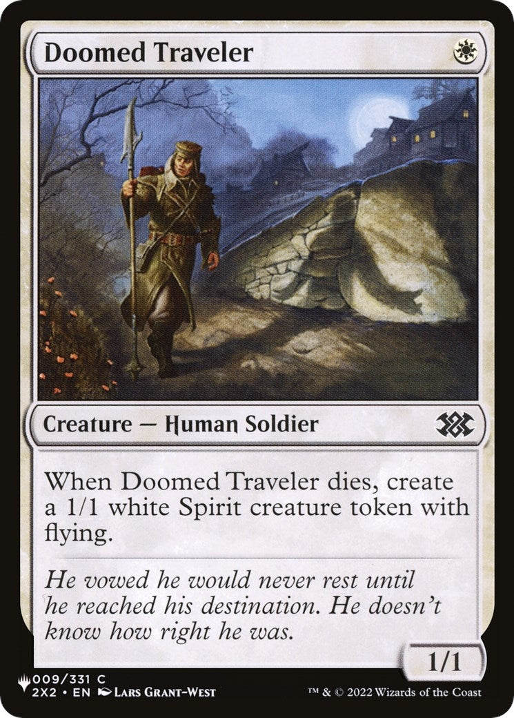 Image for Doomed Traveler (2X2) (009/024) [The List Reprints] - Magic: The Gathering