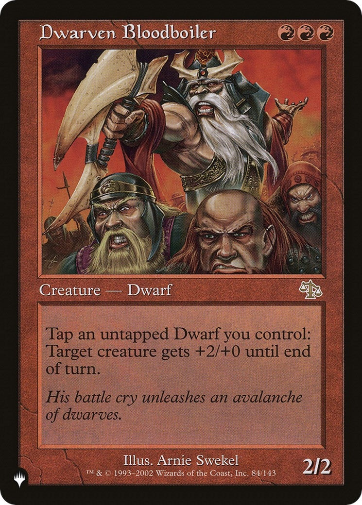 Image for Dwarven Bloodboiler (84/143) [The List Reprints] - Magic: The Gathering