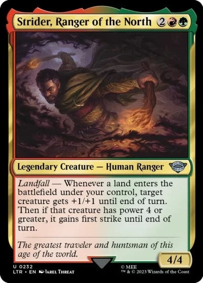 Image for Strider, Ranger of the North (232) [Universes Beyond: The Lord of the Rings: Tales of Middle-earth] - Magic: The Gathering