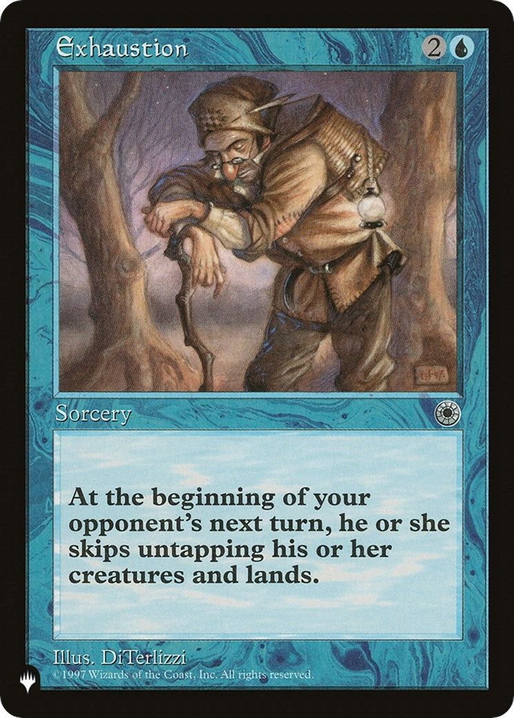 Image for Exhaustion [The List Reprints] - Magic: The Gathering