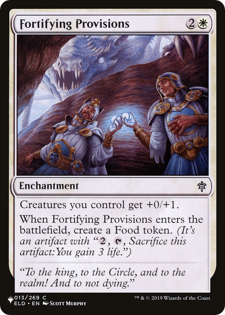 Image for Fortifying Provisions (013/269) [The List Reprints] - Magic: The Gathering