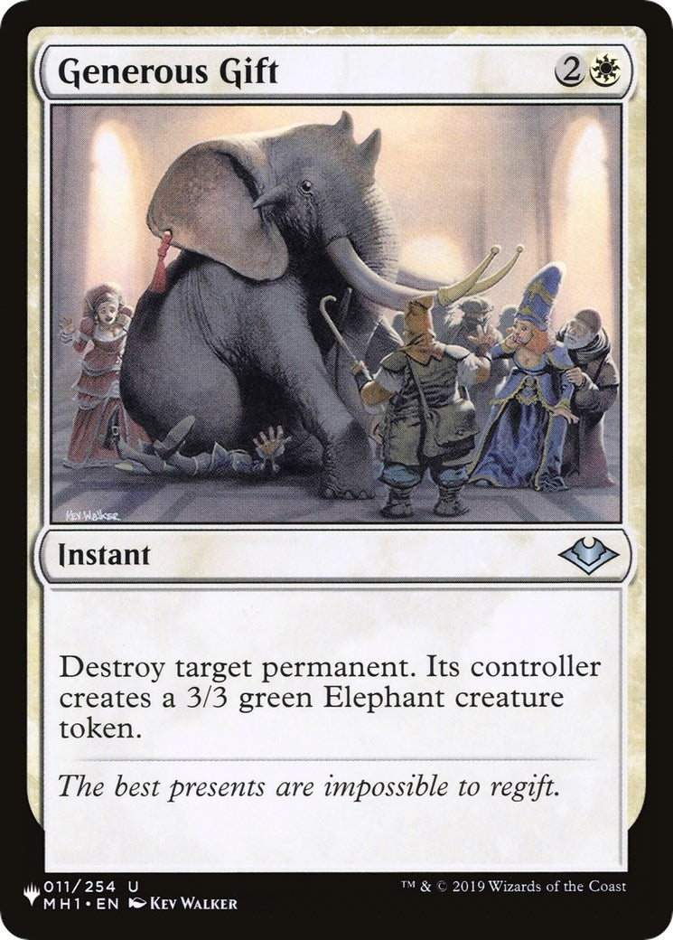 Image for Generous Gift (011/254) [The List Reprints] - Magic: The Gathering