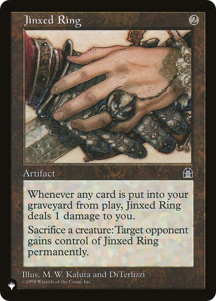 Image for Jinxed Ring [The List Reprints] - Magic: The Gathering