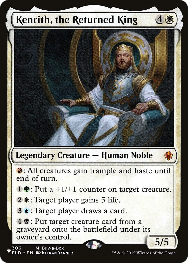 Image for Kenrith, the Returned King (303/269) [The List Reprints] - Magic: The Gathering