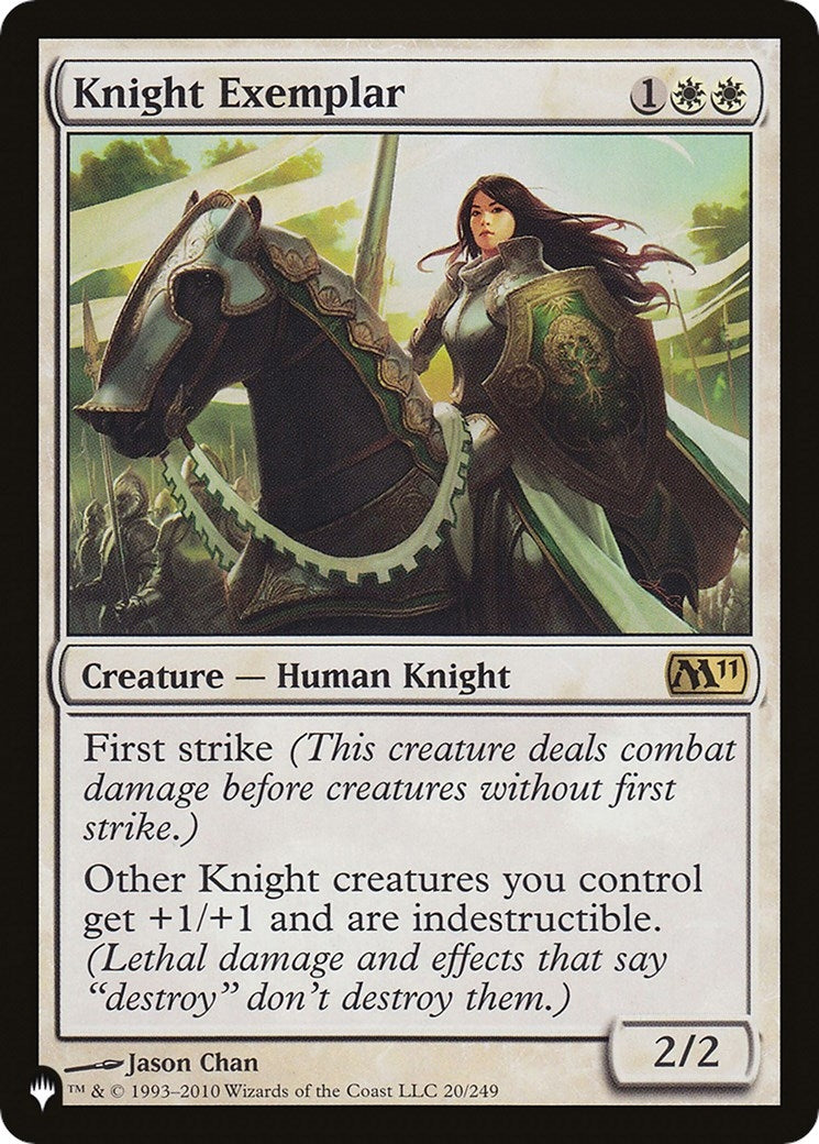 Image for Knight Exemplar (M11) (20/249) [The List Reprints] - Magic: The Gathering