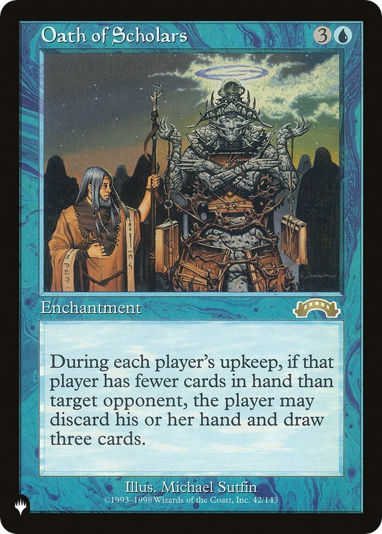 Image for Oath of Scholars (42/143) [The List Reprints] - Magic: The Gathering