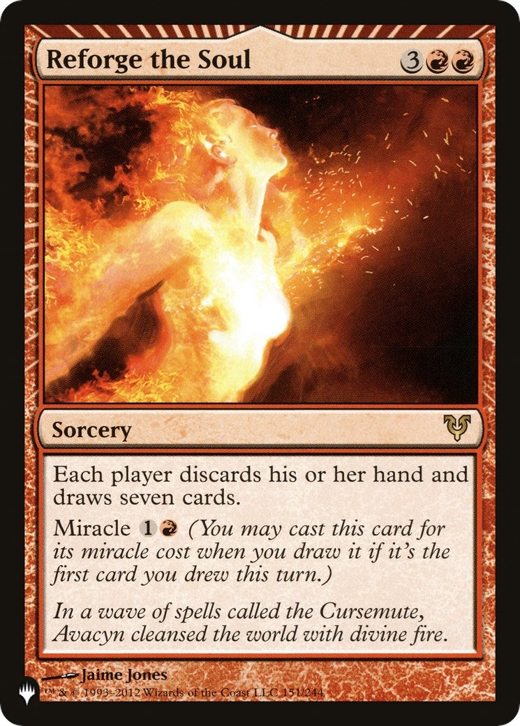 Image for Reforge the Soul (151/244) [The List Reprints] - Magic: The Gathering