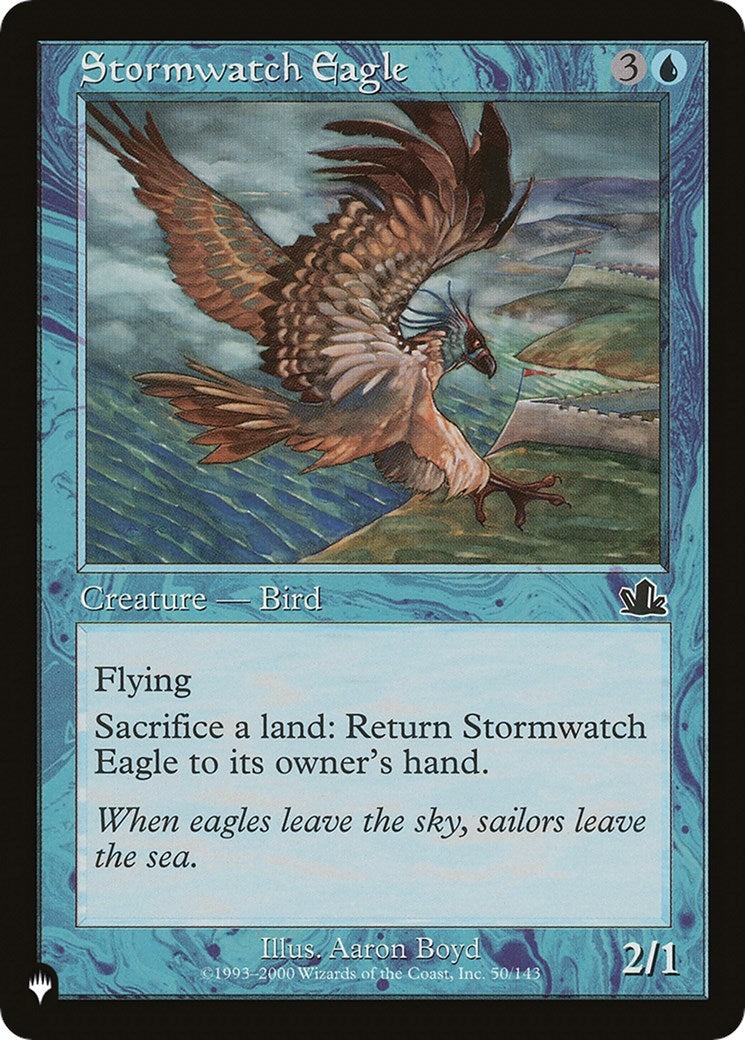 Image for Stormwatch Eagle (50/143) [The List Reprints] - Magic: The Gathering