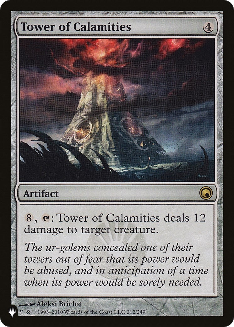 Image for Tower of Calamities (212/249) [The List Reprints] - Magic: The Gathering