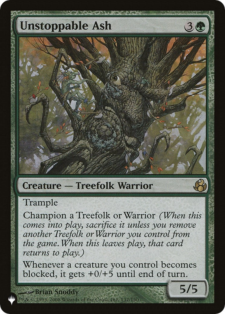 Image for Unstoppable Ash (137/150) [The List Reprints] - Magic: The Gathering