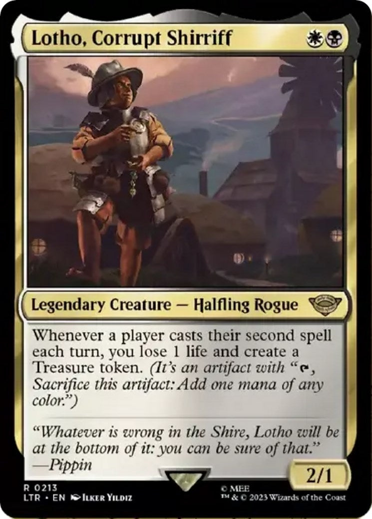 Image for Lotho, Corrupt Shirriff (213) [Universes Beyond: The Lord of the Rings: Tales of Middle-earth] - Magic: The Gathering