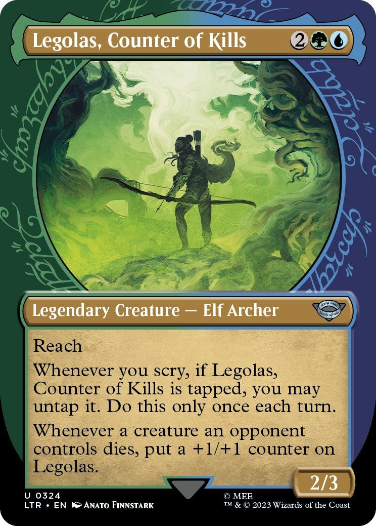 Image for Legolas, Counter of Kills (Showcase) (324) [Universes Beyond: The Lord of the Rings: Tales of Middle-earth] - Magic: The Gathering