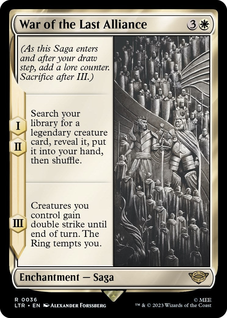 Image for War of the Last Alliance (36) [Universes Beyond: The Lord of the Rings: Tales of Middle-earth] - Magic: The Gathering
