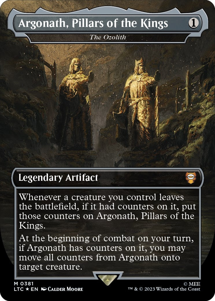 Image for Argonath, Pillars of the Kings - The Ozolith (Surge Foil) (381) [The Lord of the Rings: Tales of Middle-earth] - Magic: The Gathering