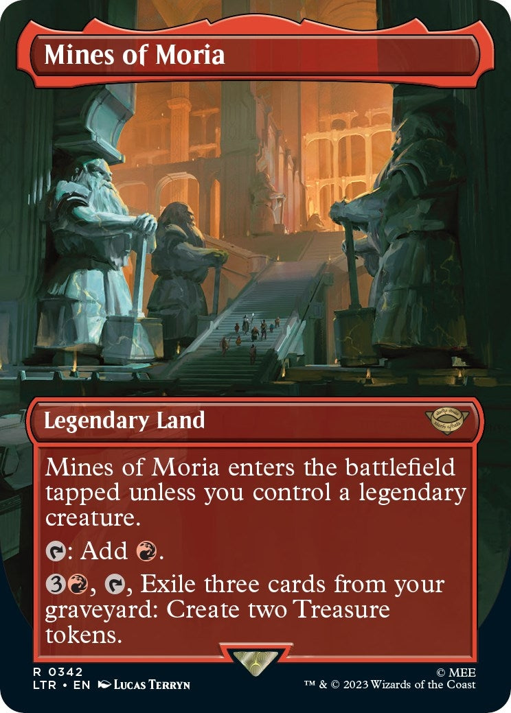 Image for Mines of Moria (Borderless) (342) [Universes Beyond: The Lord of the Rings: Tales of Middle-earth] - Magic: The Gathering