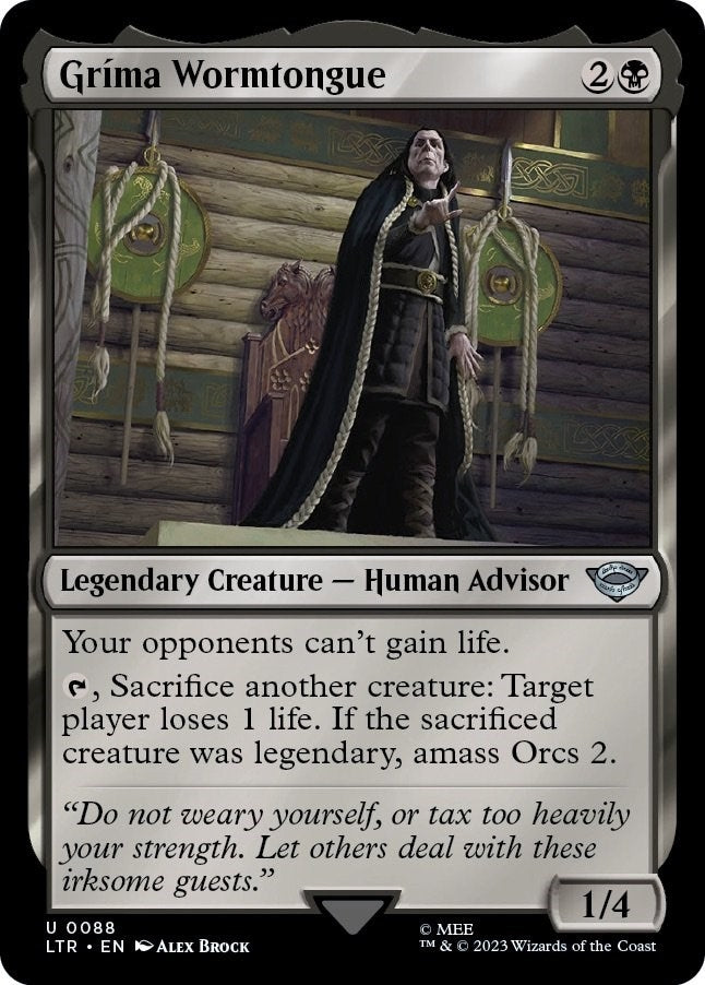 Image for Grima Wormtongue (88) [Universes Beyond: The Lord of the Rings: Tales of Middle-earth] - Magic: The Gathering