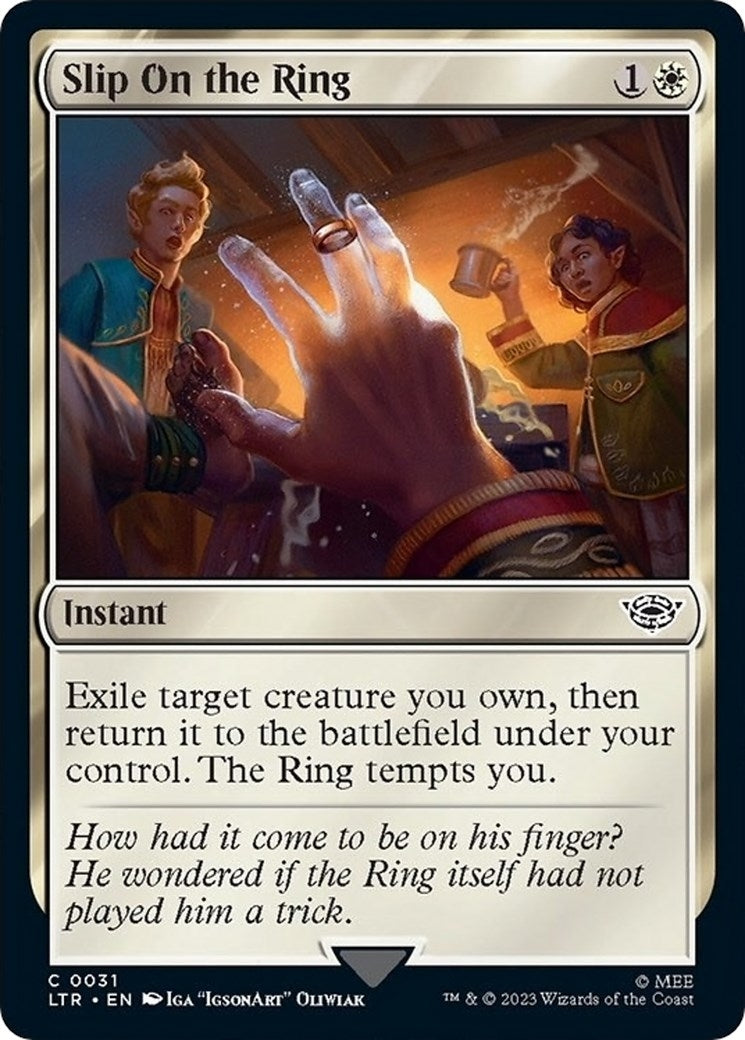 Image for Slip on the Ring (31) [Universes Beyond: The Lord of the Rings: Tales of Middle-earth] - Magic: The Gathering