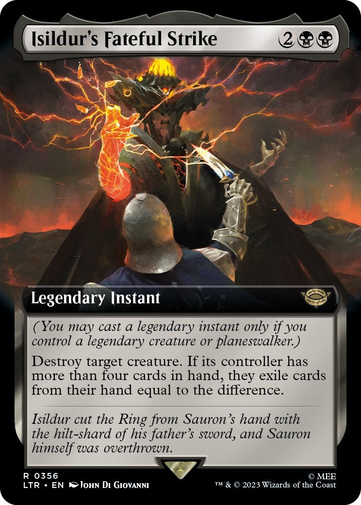 Image for Isildur's Fateful Strike (Extended Art) (356) [Universes Beyond: The Lord of the Rings: Tales of Middle-earth] - Magic: The Gathering