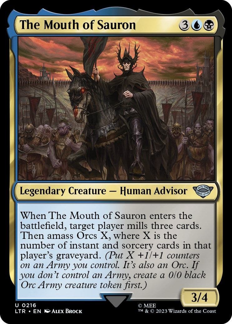 Image for The Mouth of Sauron (216) [Universes Beyond: The Lord of the Rings: Tales of Middle-earth] - Magic: The Gathering