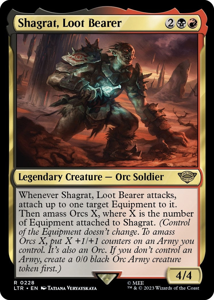Image for Shagrat, Loot Bearer (228) [Universes Beyond: The Lord of the Rings: Tales of Middle-earth] - Magic: The Gathering