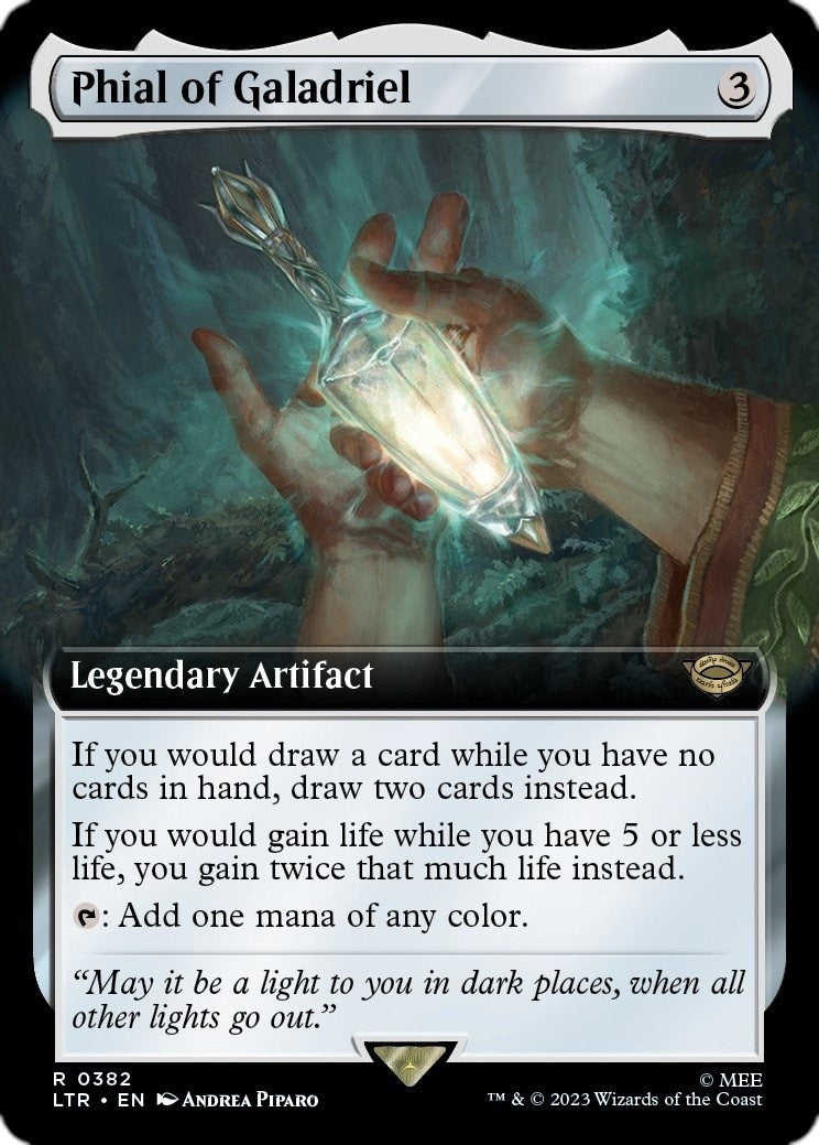 Image for Phial of Galadriel (Extended Art) (382) [Universes Beyond: The Lord of the Rings: Tales of Middle-earth] - Magic: The Gathering