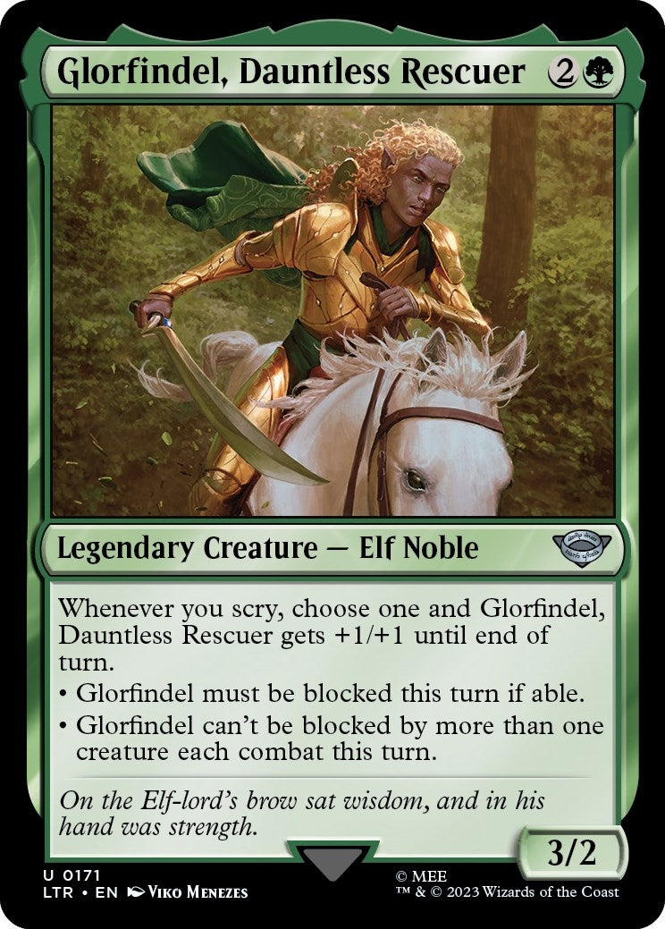 Image for Glorfindel, Dauntless Rescuer (171) [Universes Beyond: The Lord of the Rings: Tales of Middle-earth] - Magic: The Gathering