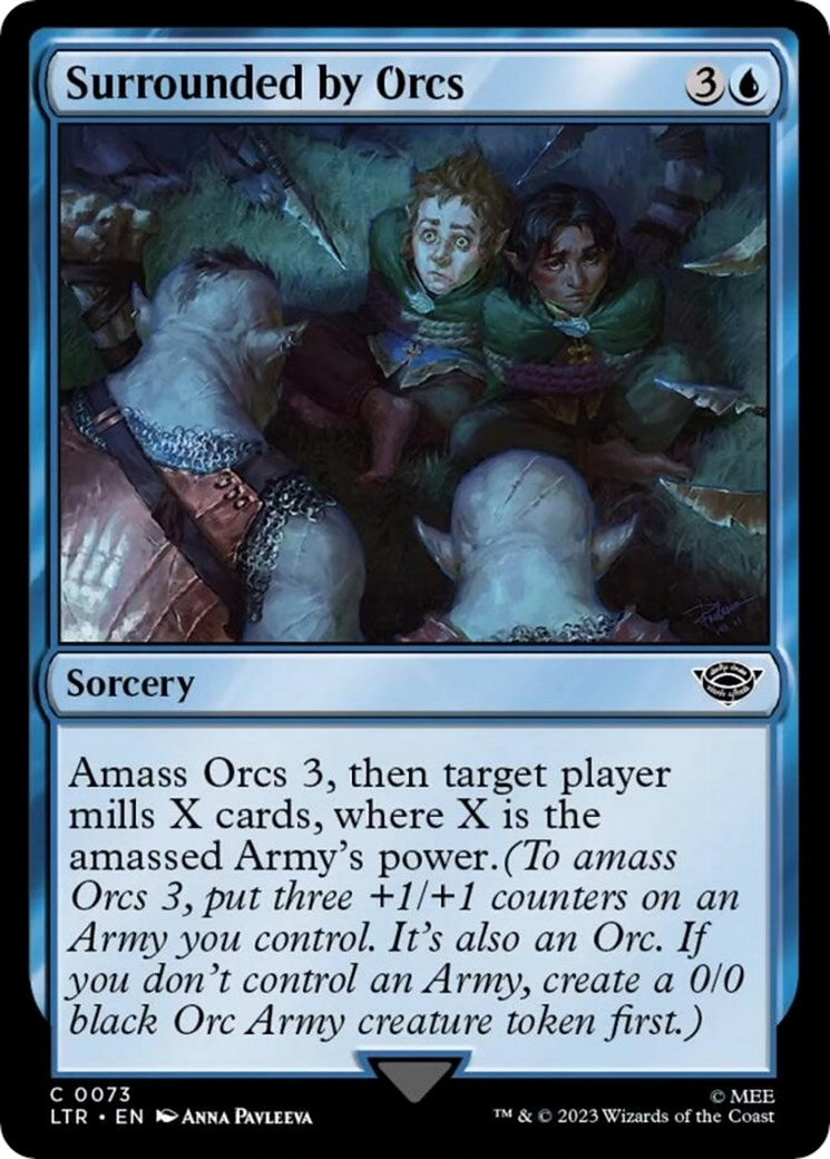Image for Surrounded by Orcs (73) [Universes Beyond: The Lord of the Rings: Tales of Middle-earth] - Magic: The Gathering