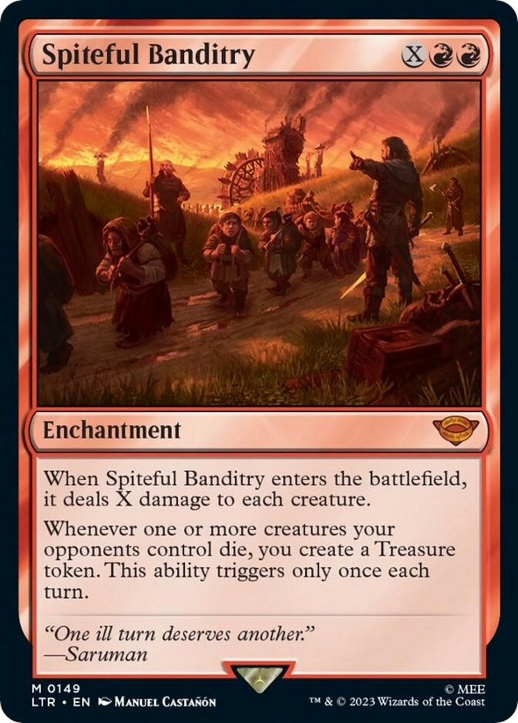 Image for Spiteful Banditry (149) [Universes Beyond: The Lord of the Rings: Tales of Middle-earth] - Magic: The Gathering