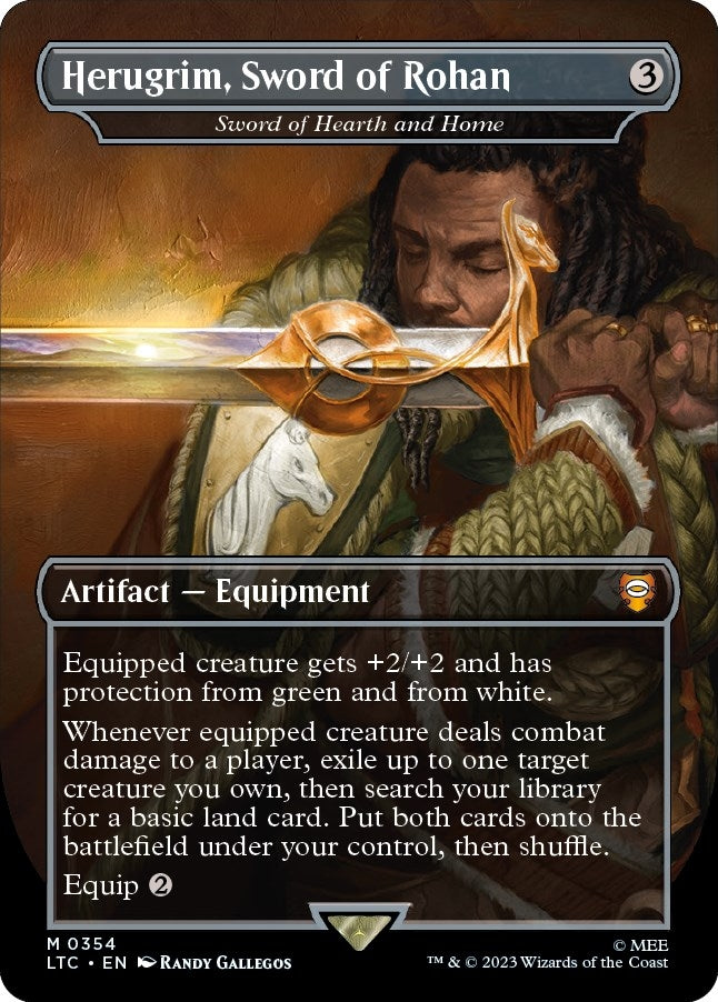 Herugrim, Sword of Rohan - Sword of Hearth and Home (354) [Commander: The Lord of the Rings: Tales of Middle-earth]