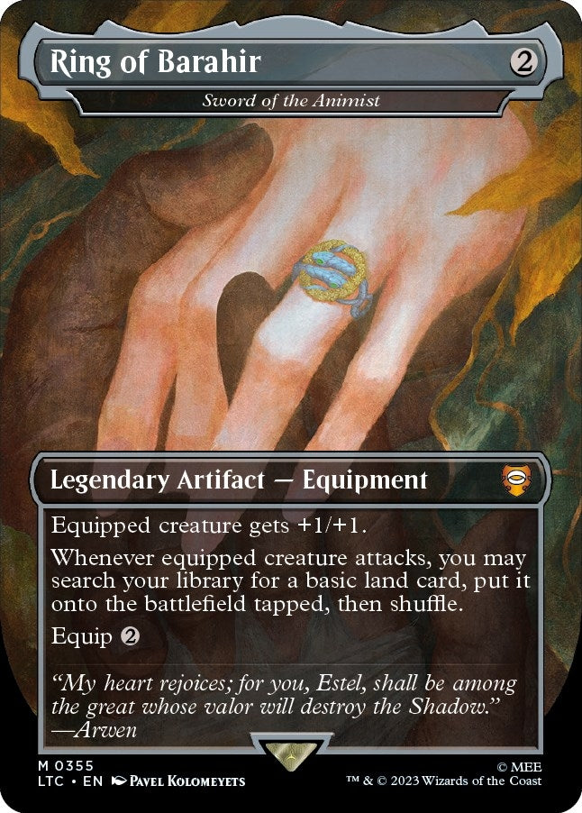 Image for Ring of Barahir - Sword of the Animist (355) [The Lord of the Rings: Tales of Middle-earth] - Magic: The Gathering