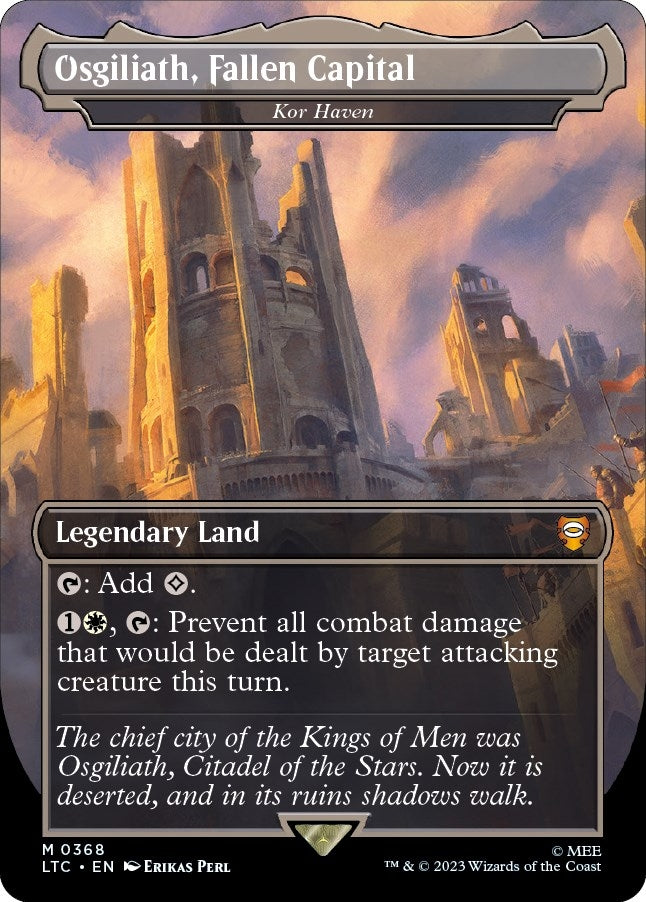 Image for Osgiliath, Fallen Capital - Kor Haven (368) [The Lord of the Rings: Tales of Middle-earth] - Magic: The Gathering
