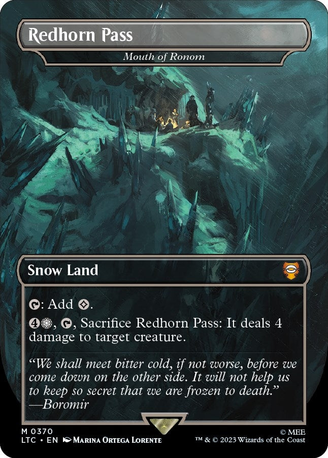 Image for Redhorn Pass - Mouth of Ronom (370) [The Lord of the Rings: Tales of Middle-earth] - Magic: The Gathering