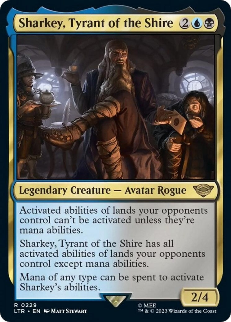 Image for Sharkey, Tyrant of the Shire (229) [Universes Beyond: The Lord of the Rings: Tales of Middle-earth] - Magic: The Gathering