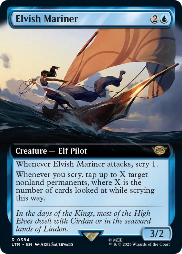 Image for Elvish Mariner (Extended Art) (384) [Universes Beyond: The Lord of the Rings: Tales of Middle-earth] - Magic: The Gathering