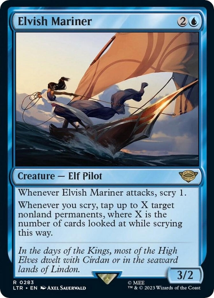 Image for Elvish Mariner (283) [Universes Beyond: The Lord of the Rings: Tales of Middle-earth] - Magic: The Gathering