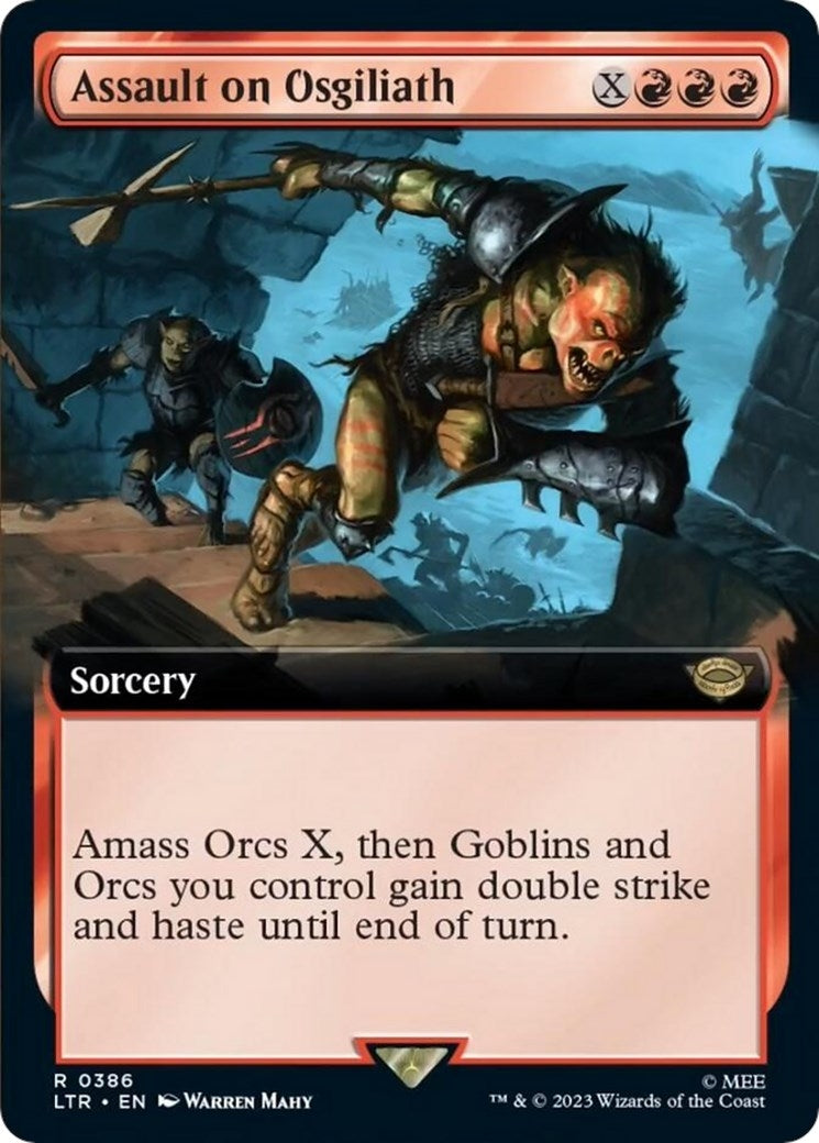 Image for Assault on Osgiliath (Extended Art) (386) [Universes Beyond: The Lord of the Rings: Tales of Middle-earth] - Magic: The Gathering