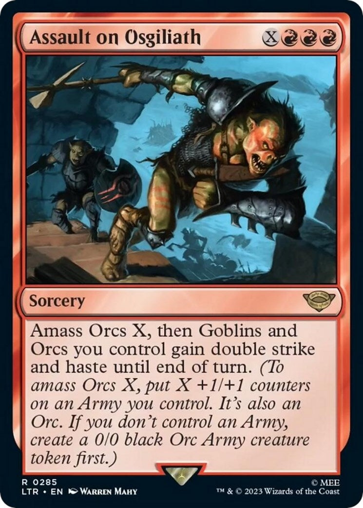 Image for Assault on Osgiliath (285) [Universes Beyond: The Lord of the Rings: Tales of Middle-earth] - Magic: The Gathering
