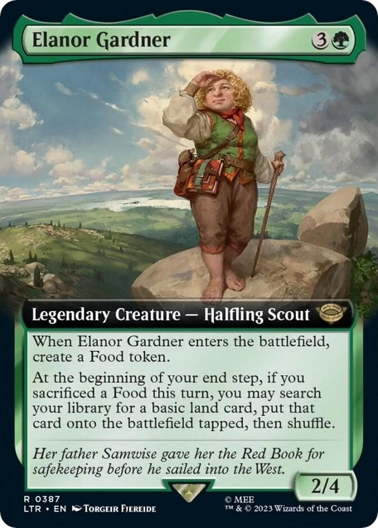 Image for Elanor Gardner (Extended Art) (387) [Universes Beyond: The Lord of the Rings: Tales of Middle-earth] - Magic: The Gathering
