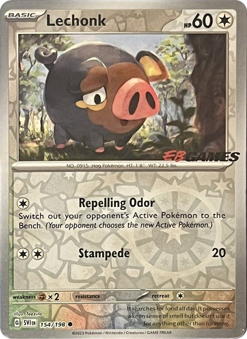 Image for Lechonk - 154/198 (EB Games Promo) (154/198) [Miscellaneous Cards & Products] - Pokemon
