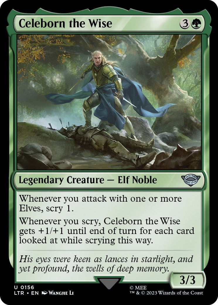 Image for Celeborn the Wise (156) [Universes Beyond: The Lord of the Rings: Tales of Middle-earth] - Magic: The Gathering