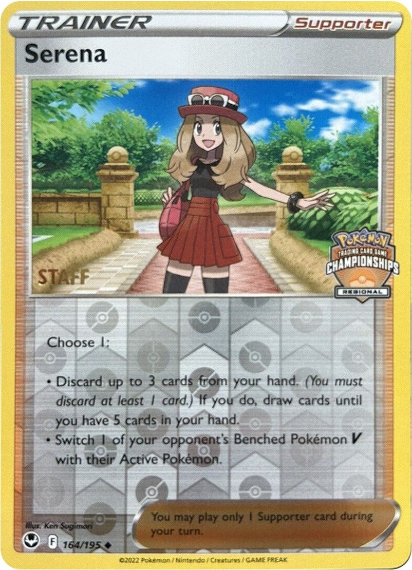 Image for Serena - 164/195 (Regional Championships) [Staff] (164/195) [League & Championship Cards] - Pokemon