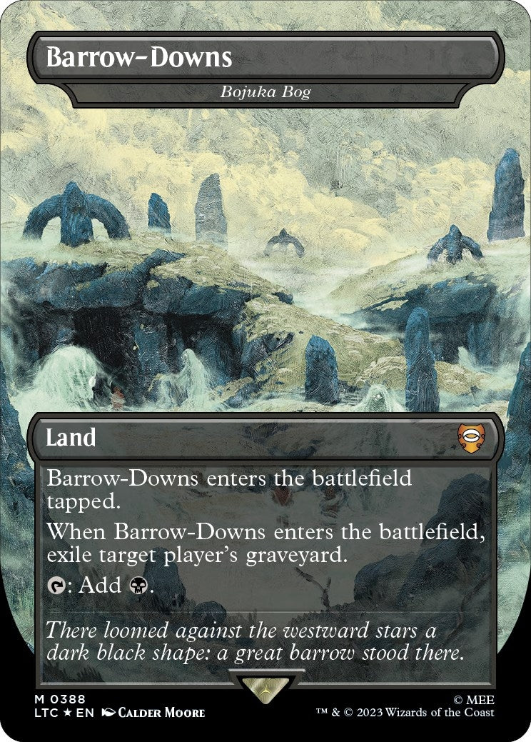 Image for Barrow-Downs - Bojuka Bog (Surge Foil) (388) [The Lord of the Rings: Tales of Middle-earth] - Magic: The Gathering