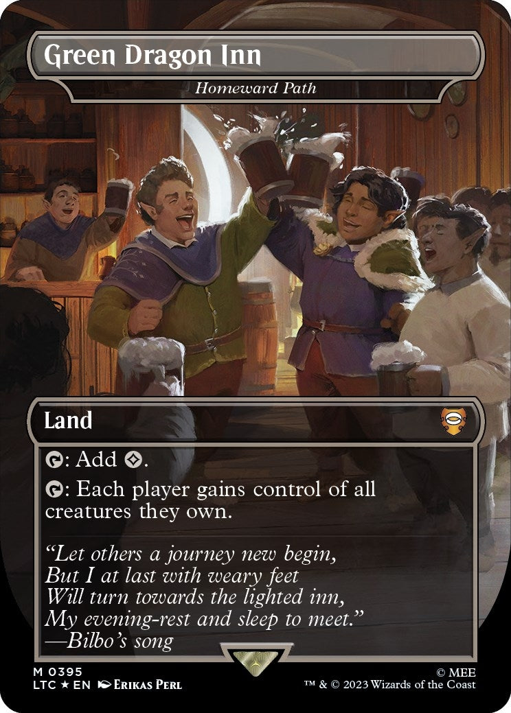 Image for Green Dragon Inn - Homeward Path (Surge Foil) (395) [The Lord of the Rings: Tales of Middle-earth] - Magic: The Gathering