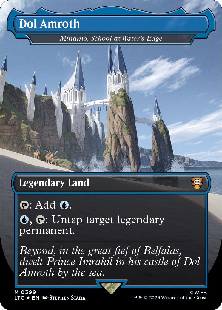 Image for Dol Amroth - Minamo, School at Water's Edge (Surge Foil) (399) [The Lord of the Rings: Tales of Middle-earth] - Magic: The Gathering