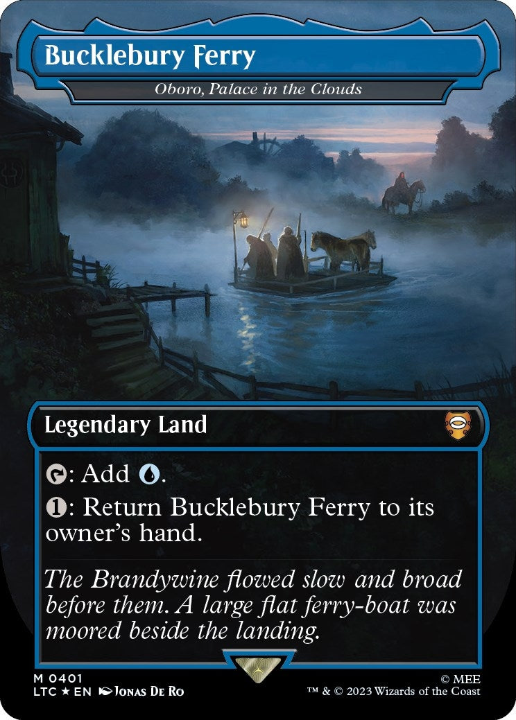 Image for Bucklebury Ferry - Oboro, Palace in the Clouds (Surge Foil) (401) [The Lord of the Rings: Tales of Middle-earth] - Magic: The Gathering