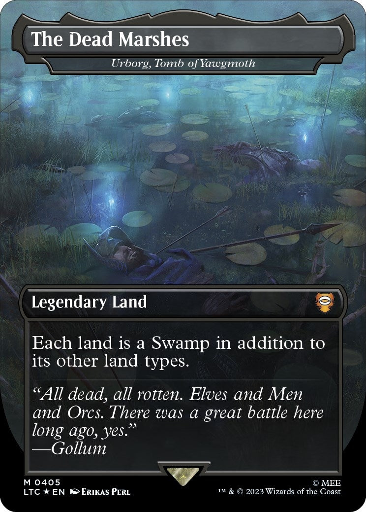 Image for The Dead Marshes - Urborg, Tomb of Yawgmoth (Surge Foil) (405) [The Lord of the Rings: Tales of Middle-earth] - Magic: The Gathering
