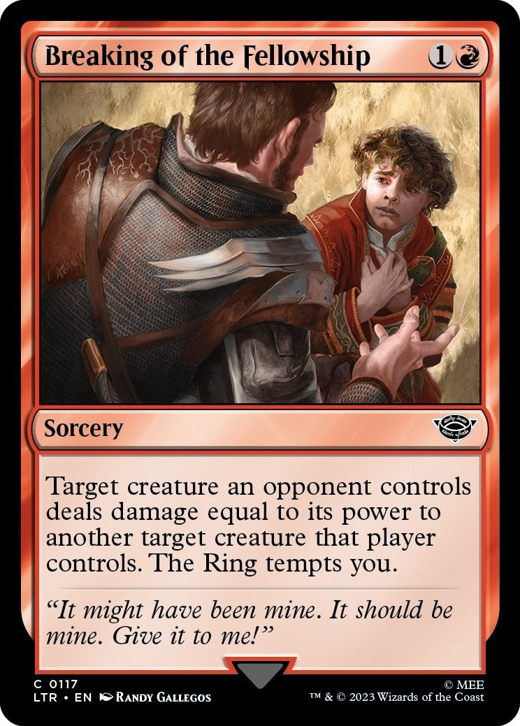 Image for Breaking of the Fellowship (117) [Universes Beyond: The Lord of the Rings: Tales of Middle-earth] - Magic: The Gathering