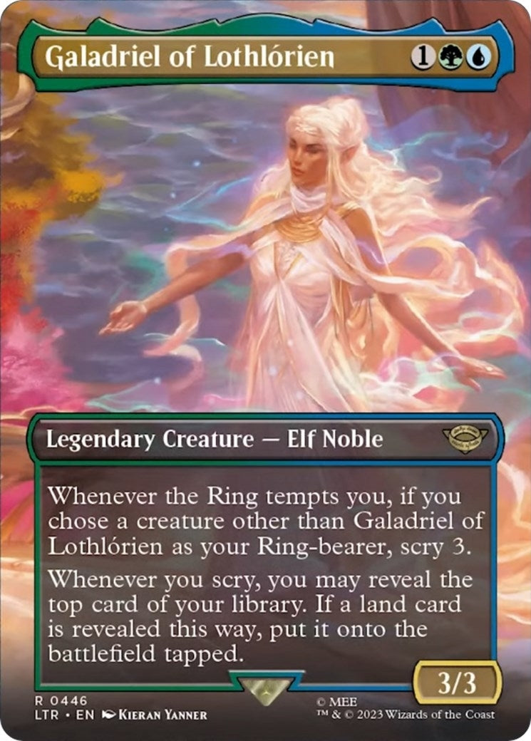 Image for Galadriel of Lothlorien (Borderless) (446) [Universes Beyond: The Lord of the Rings: Tales of Middle-earth] - Magic: The Gathering